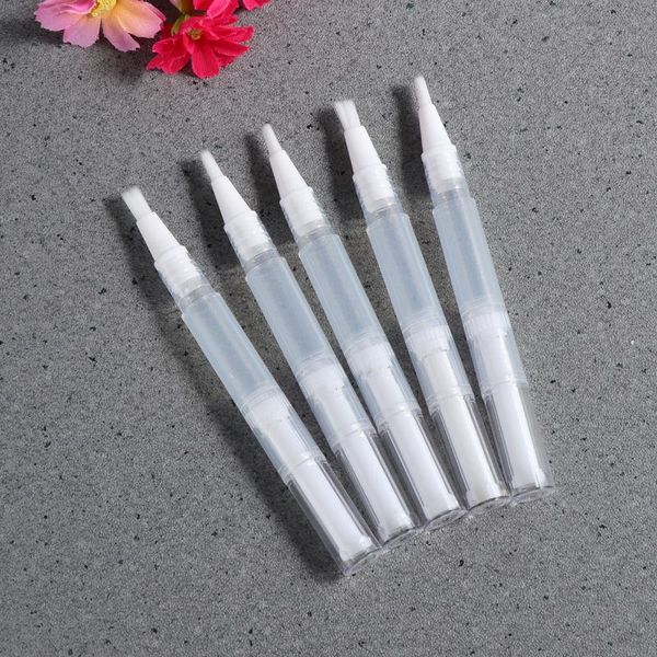

storage bottles & jars 3ml transparent twist pens empty nail oil pen with brush tip cosmetic container applicators eyelash growth liquid tub
