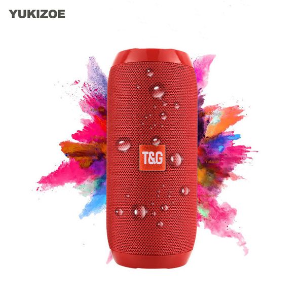 

portable speaker wireless bluetooth speakers tg117 soundbar outdoor sports waterproof port tf card fm radio aux input