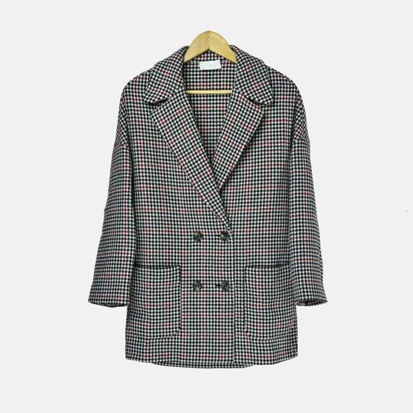 

women's wool & blends 18 wear lapel woolen coat 001b83123 z6kl, Black