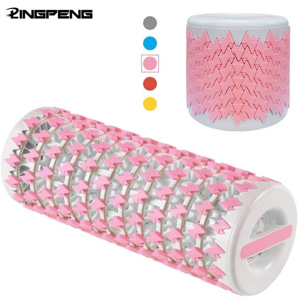 

accessories folding yoga column adjustable pilates foam roller portable fitness equipment leg back muscle massage and relaxation