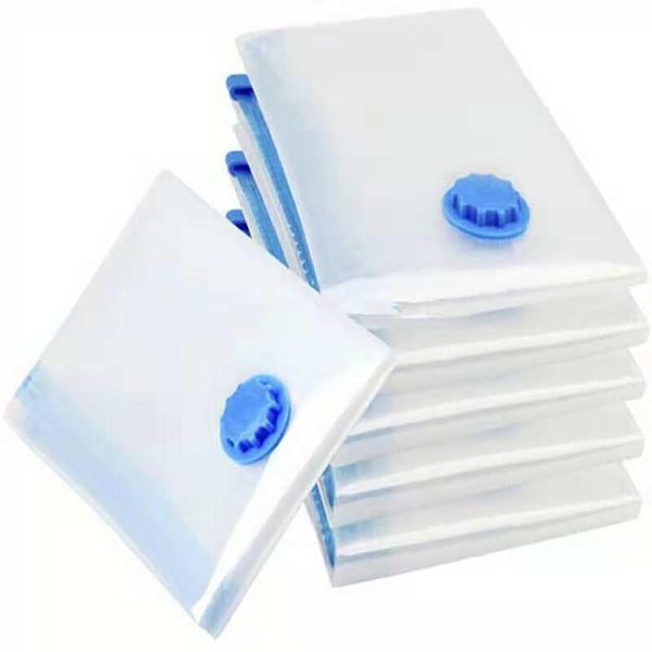 

storage bags vacuum space saving bag compressed travel reusable large-saver 4pc