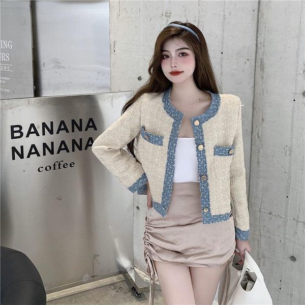 

women's jackets women runway designer single breasted button long sleeve o-neck jacket spring autumn coat, Black;brown