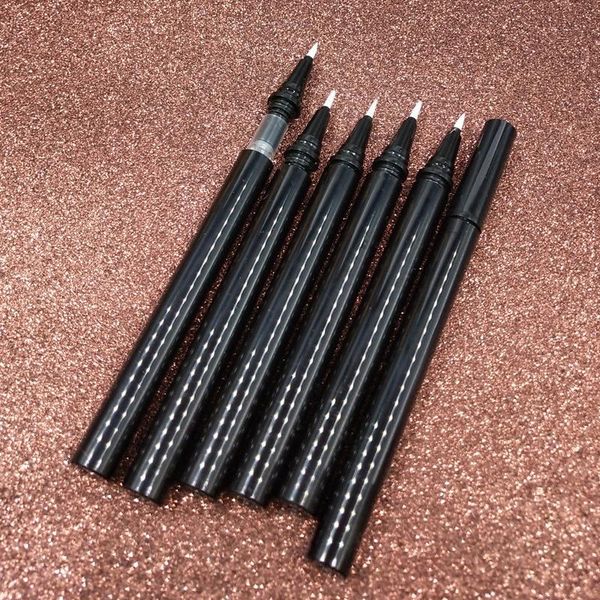 

10/20/50pcs empty black cosmetic eyeliner pencil with steel ball diy makeup soft brush/cotton pen beauty eye liner tools storage bottles & j