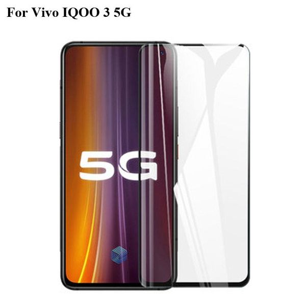 

for vivo iqoo 3 5g glass tempered full cover film screen protector iqoo3 iq oo cell phone protectors