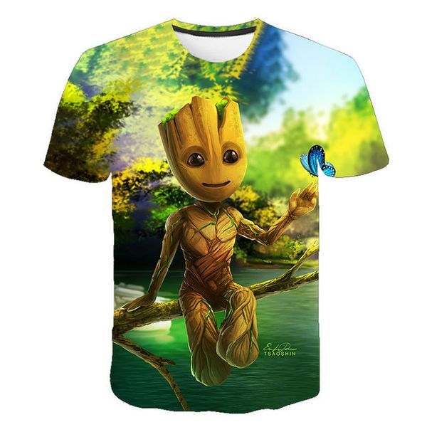 

fashion trend movie surrounding galaxy guard grut 3d digital printing boys and girls short svdo8f, White;black