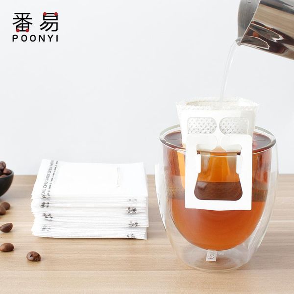 

coffee filters drip filter bag portable hanging ear style paper home office travel brew and tea tools