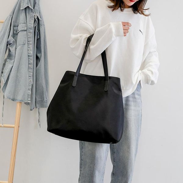 

cross body 2021 large capacity women's bag oxford simple shoulder tote solid color