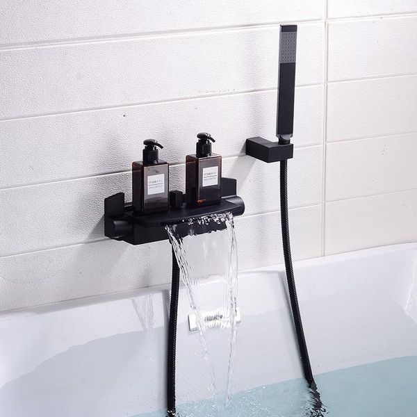 

bathroom shower sets black system copper set rainfall torneiras do banheiro accessories bk50hs