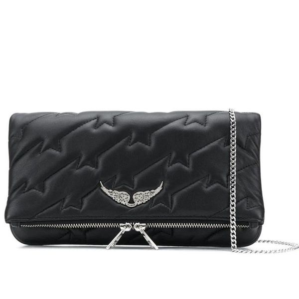 

evening bags women shoulder wings decoration simple womens handbags leather ladies crossbody bag messenger