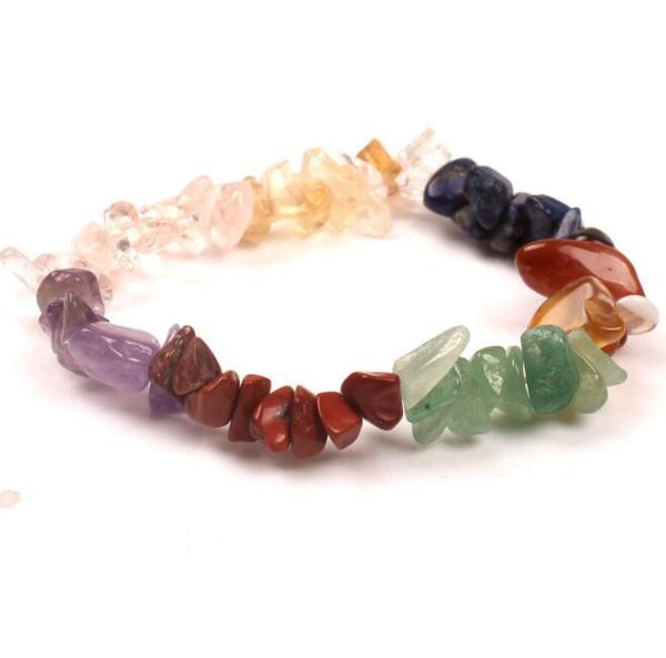 

natural healing crystal bracelet sodalite chip gemstone 18cm stretch bracelet natural stone luxury designer jewelry women bracelets, Black