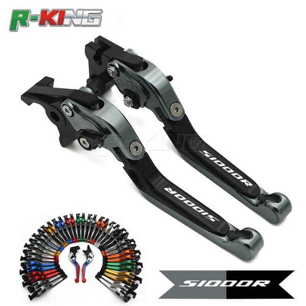 

motorcycle brakes for s1000r s1000 r 2021-2021 accessories folding extendable adjustable clutch lever with logo cnc