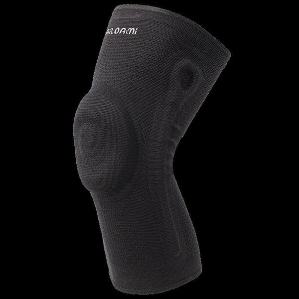 

elbow & knee pads sports spring knitted nylon cycling basketball outdoor mountaineering protective gear, Black;gray