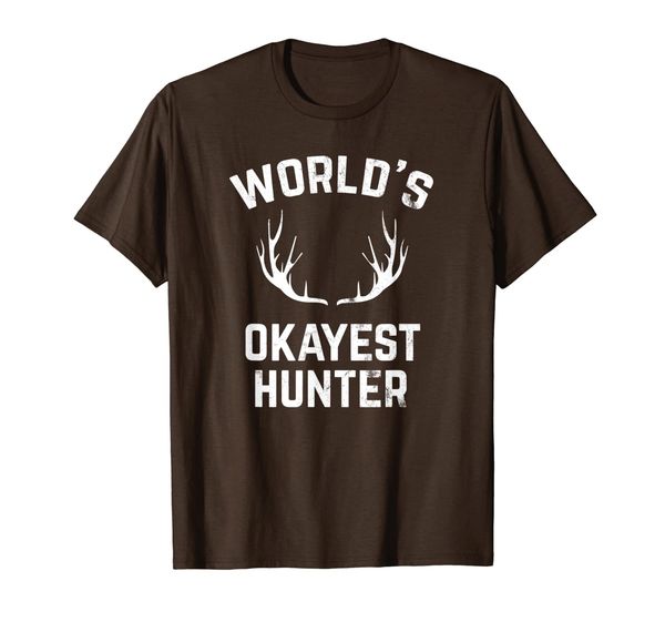 

World' Okayest Hunter Funny Hunting Tshirt, Mainly pictures