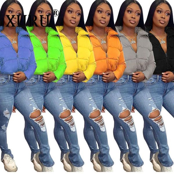 

women's jackets xuru winter european and american jacket wind clothing casual windbreaker, Black;brown