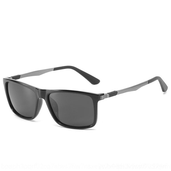 

8fa cycling style men's square trendy eyeglass polarizer outdoor sunpersonality sunglasses men's trendy glasses cycling driving po, White;black