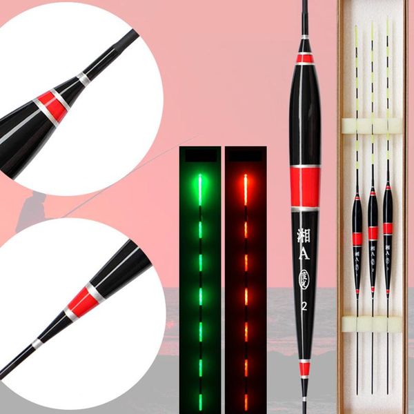 

fishing accessories electronic luminous fish float long vertical night lighting bobbers for outdoor sm