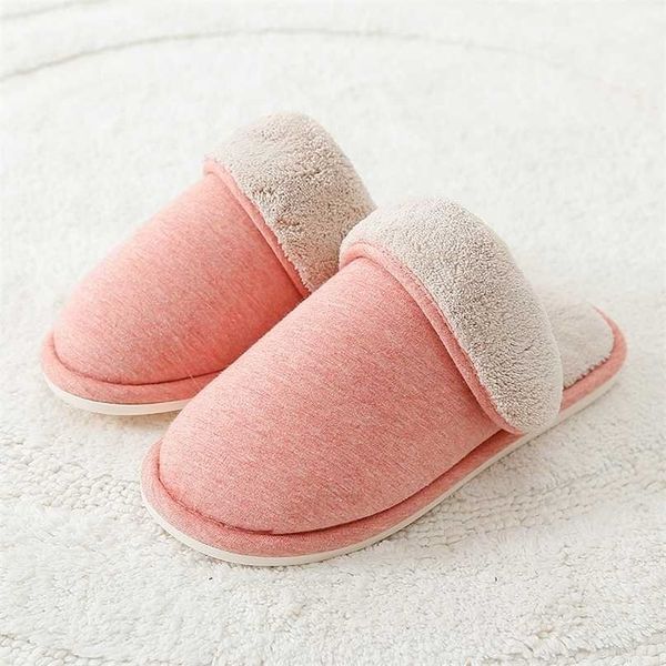 

winter female cotton slippers fashion comfortable thick warm flat shoes 098 211110, Black