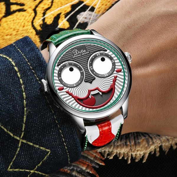 

wristwatches watch men luxury fashion digital watches leather strap waterproof men's bracelet electronic clock relogio masculino, Slivery;brown