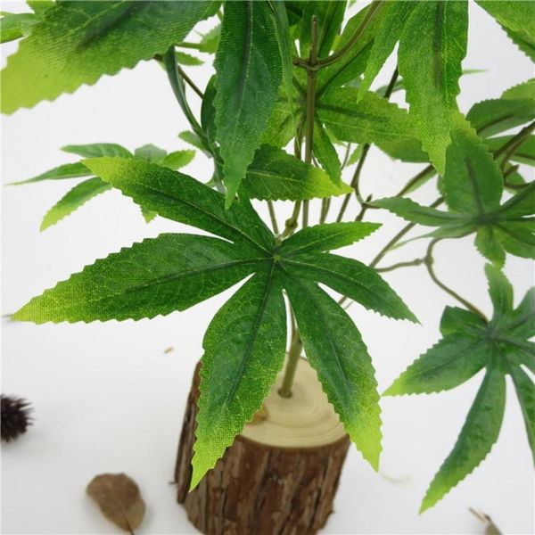 

artificial grass in a pot green fake plants potted plastic art home garden room official desk decorations decorative flowers & wreaths