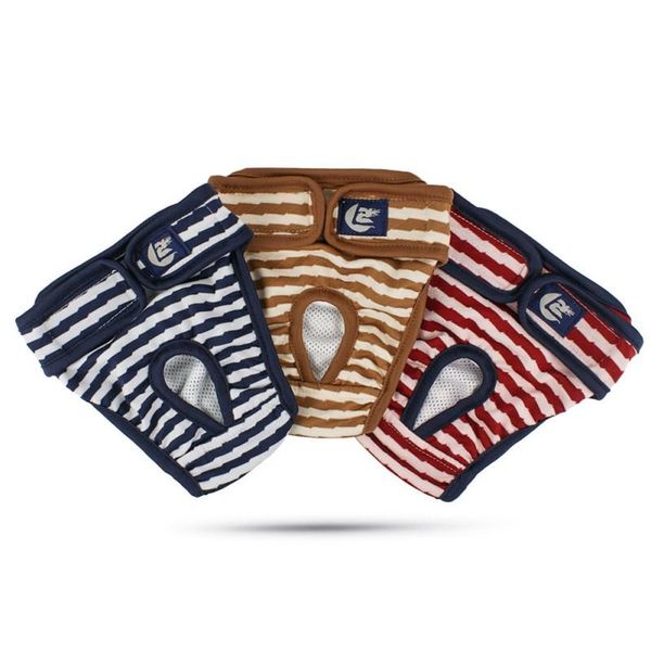 

dog apparel pet small medium diapers washable durable premium female reusable sanitary wraps striped panties