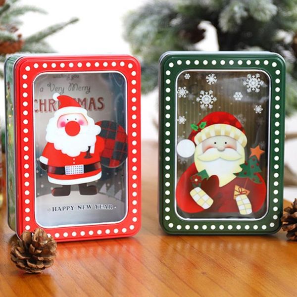 

gift wrap box fashion cartoon snowmen packaging bright color candy holder