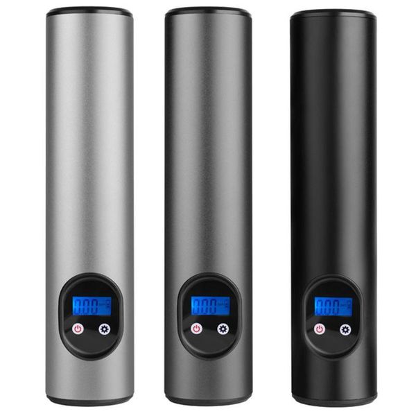 

inflatable pump portable mini electric inflator usb rechargeable lcd display tire air led p82b