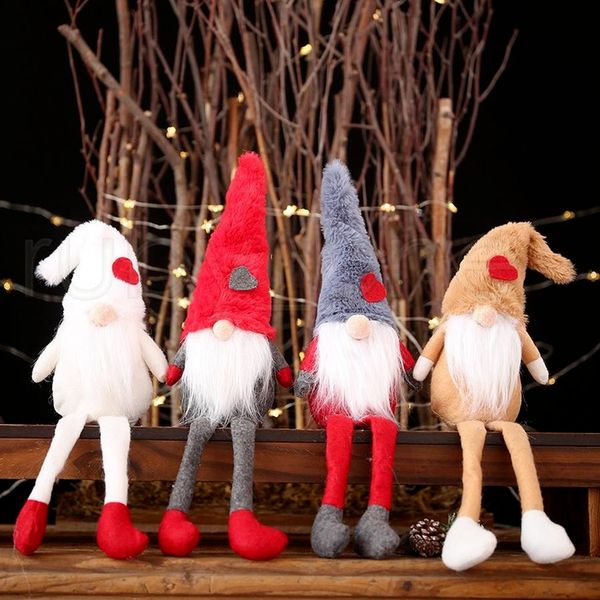 

christmas new decorations plush doll decoration creative forest old man standing pose small doll creative decoration children gifts