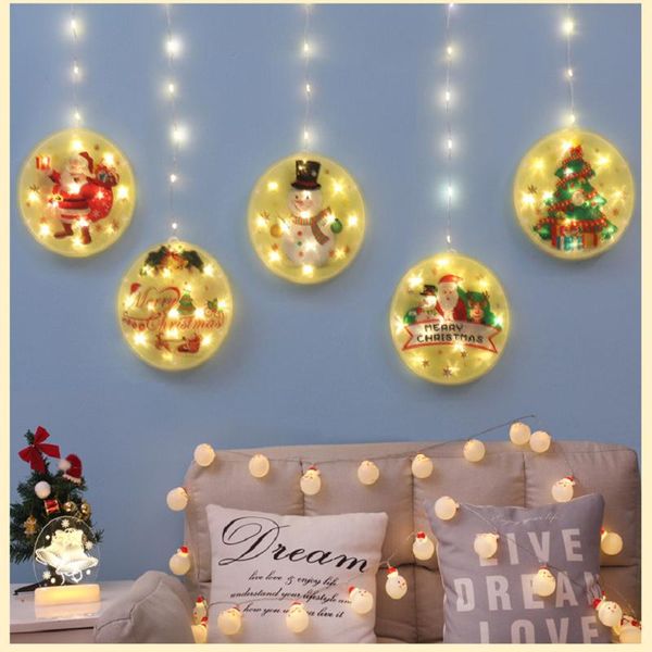 

strings garland light bulb nightlight christmas ornaments decor for the year souvenirs garden outdoor room decoration teenager