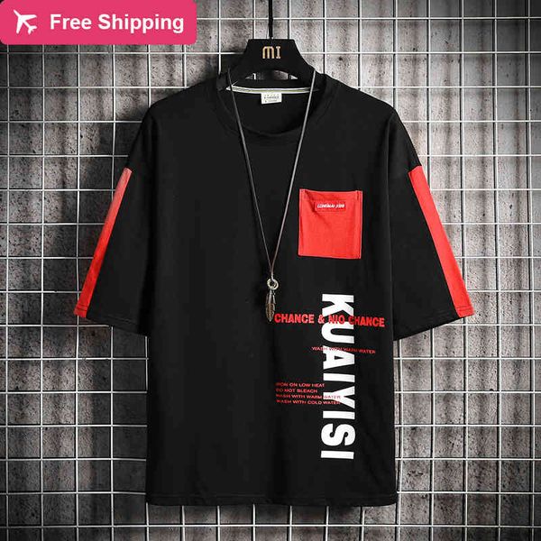 

will see fashion young black streetwear t men's shirt hip male, White;black