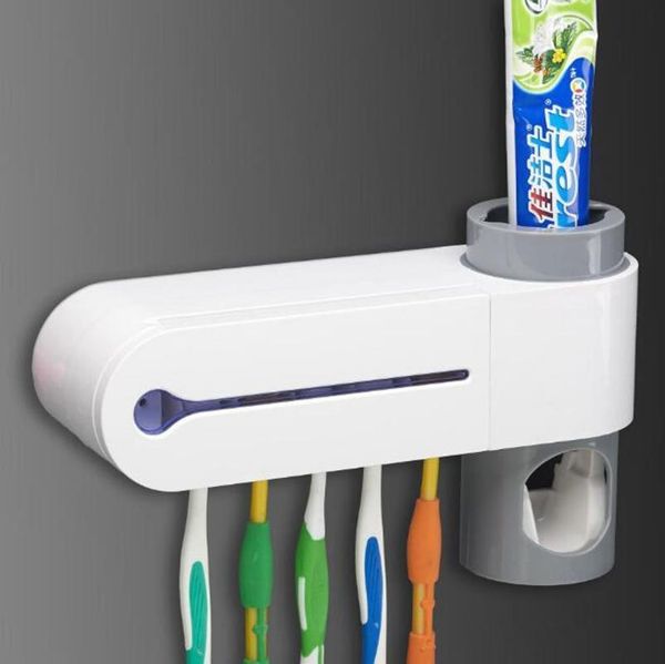 

toothbrush automatic toothpaste dispenser sterilizer colorful