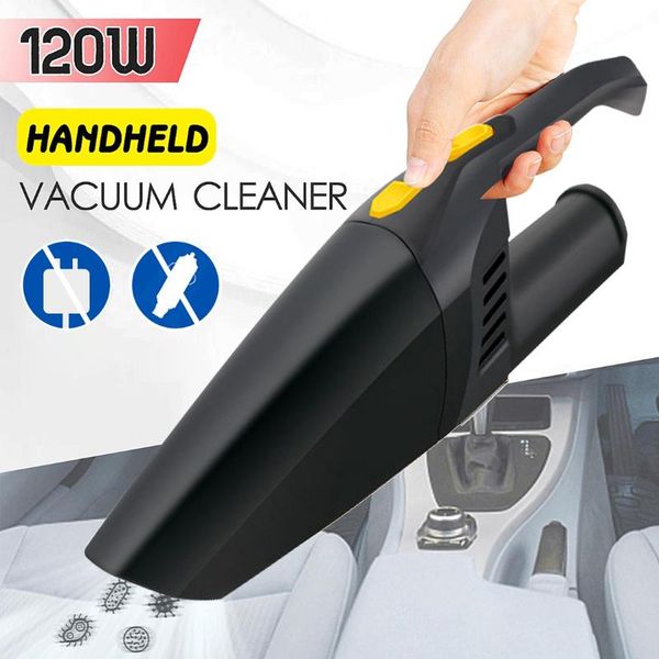 

vacuum cleaner car portable handheld cordless/car plug 120w 12v 4500pa super suction wet/dry vaccum for home