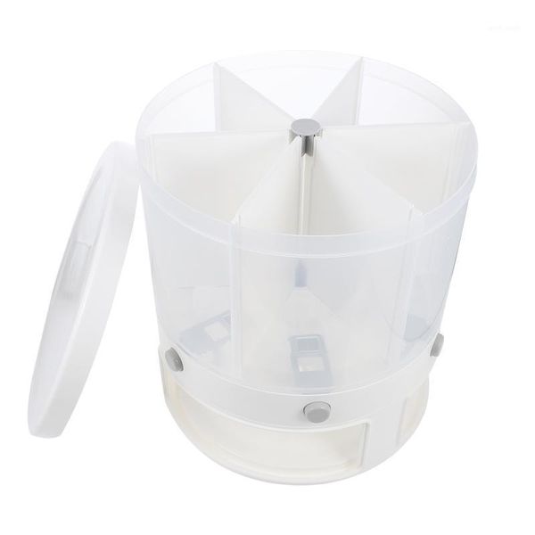 

storage bottles & jars 1pc large food dispenser 6-grid rice dry for kitchen