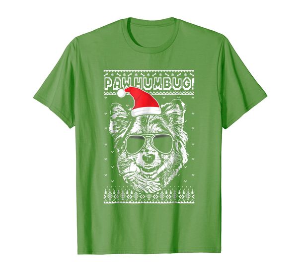 

paw humbug funny finnish spitz anti xmas t-shirt, White;black