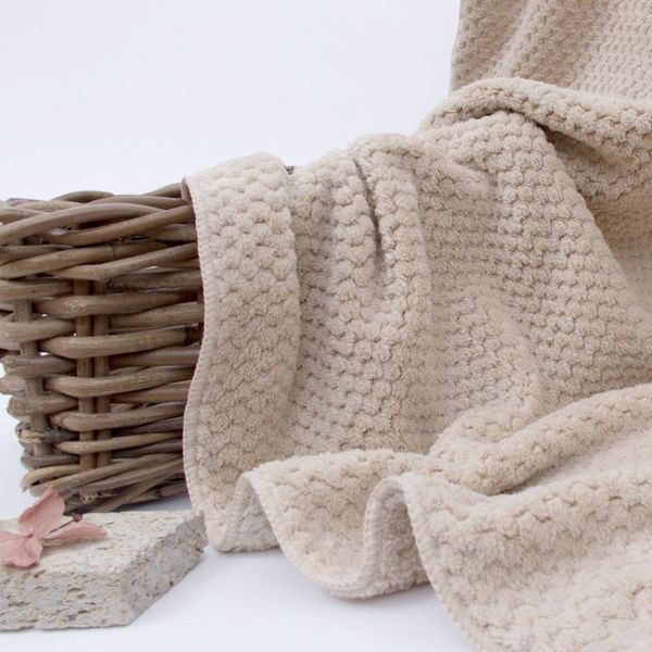 

towel microfiber beach 75*140 pineapple jacquard coral velvet absorbent