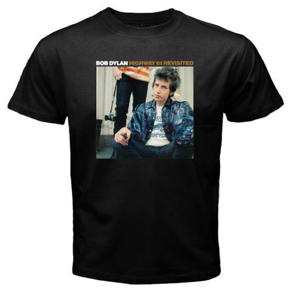 

bob dylan highway 61 revisited men's black t-shirt size s m  xl 2xl 3xl, White;black