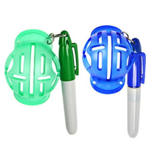

golf training aids sports ball line drawing mark alignment tool with pen player1