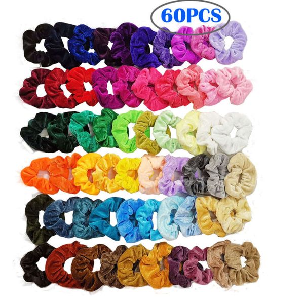 

hair bandsselling 60 color velvet flannel hairpin, Pink