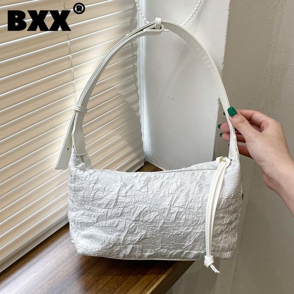 

evening bags [bxx] casual canvas pleated for women 2021 summer shoulder bag handbags trending luxury travel hand hu477