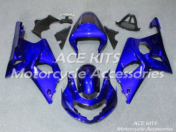 ACE KIT 100% carenatura ABS Carene moto per SUZUKI GSX-R1000 K1 2000-2002 anni Una varietà di colori NO.1557
