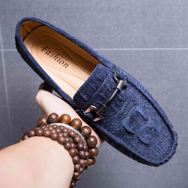 

dress shoes sapatos de couro genuÃ­no masculinos, mocassim casual respirÃ¡vel para dirigir, camurÃ§a, sapato azul eq3p, Black