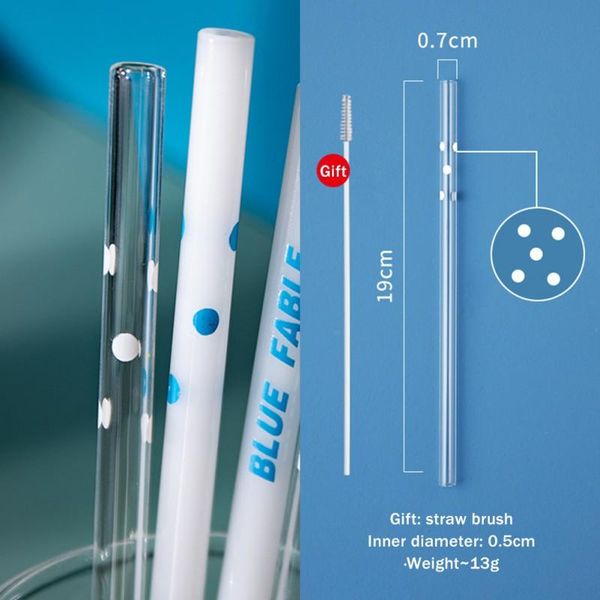 

drinking straws reusable grass straw set with cleaner brush color cute milk drinkware bar party accessories kitchen gadgets