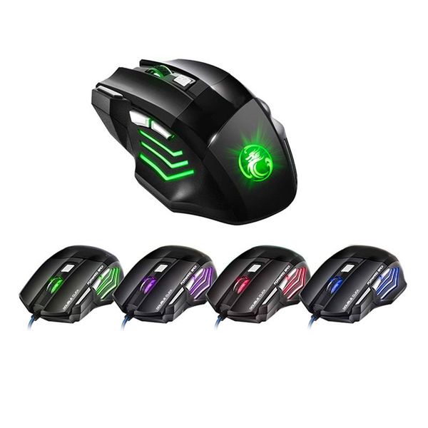 

game mouse sound wired optical colorful esport gaming with 7 keys sga998 mice