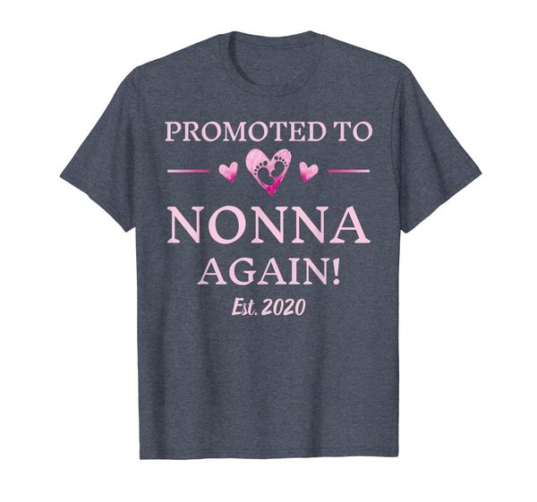 

promoted to nonna again 2020 shirt nonna again gifts, White;black
