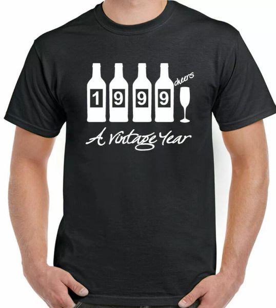 

bottles 1999 mens funny 22nd birthday t-shirt 22 year old gift present, White;black