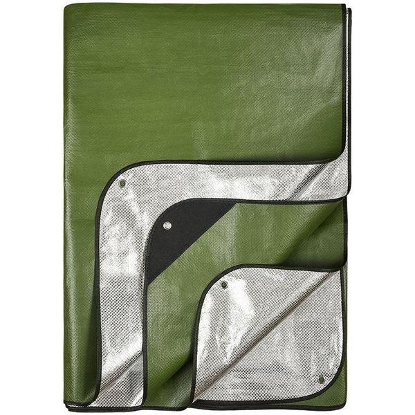 

multifunctional emergency blanket outdoor insulation portable waterproof and moisture-proof pad canopy 3 in 1 pads