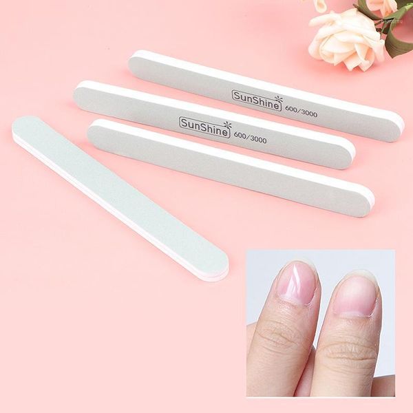 

5pcs super polished file wenwan silver stick decontamination polishing nail polish green and white strips manicure tools1