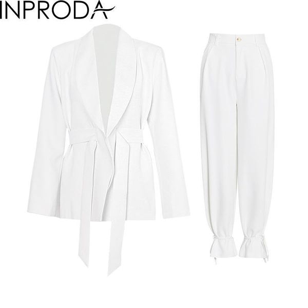 

women suits temperament womens blazer with pants white set fashion suit elegant sets 2021 women's two piece