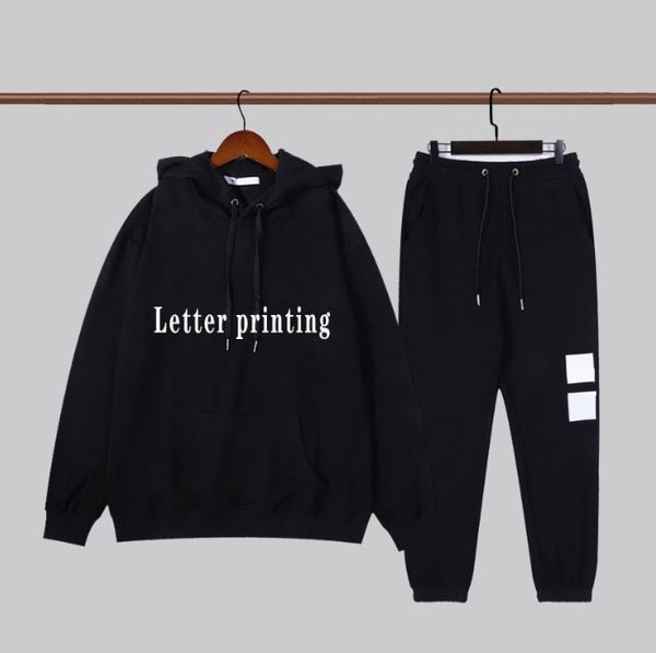 

men tracksuits designer fashion sets hoodies jackets casual pants sweatpants two-piece suits sweatshirt women trousers classic letter, Gray