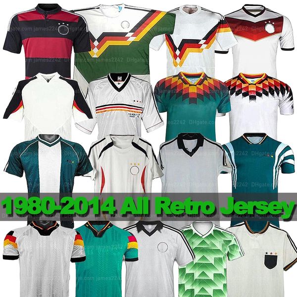 

custom retro 1990 1992 1994 1998 soccer jersey littbarski ballack klinsmann matthias home shirt kalkbrenner 1996 1988 2004 2014 classic vint, Black;yellow
