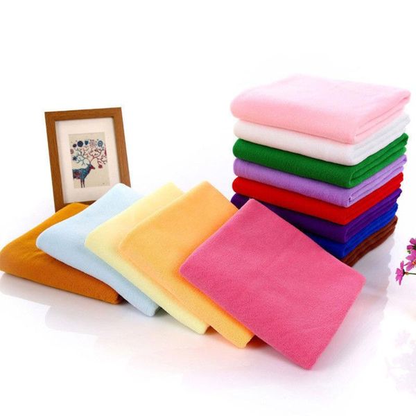 

towel fashion bath car washclothes 30*60cm microfiber 6 color bathroom rags hair dry water absorption